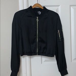 Classy Silk Bomber